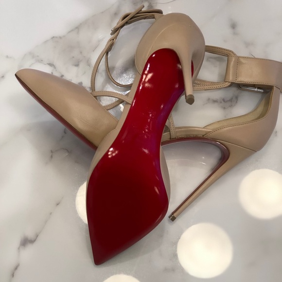 NIB Christian Louboutin Suzanna 100. Nude 38.5 - Picture 5 of 8